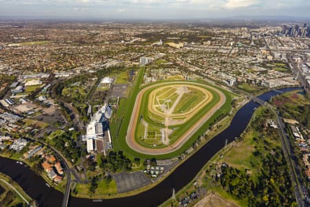 Aerial Image of FLEMINGTON RACECOURSE