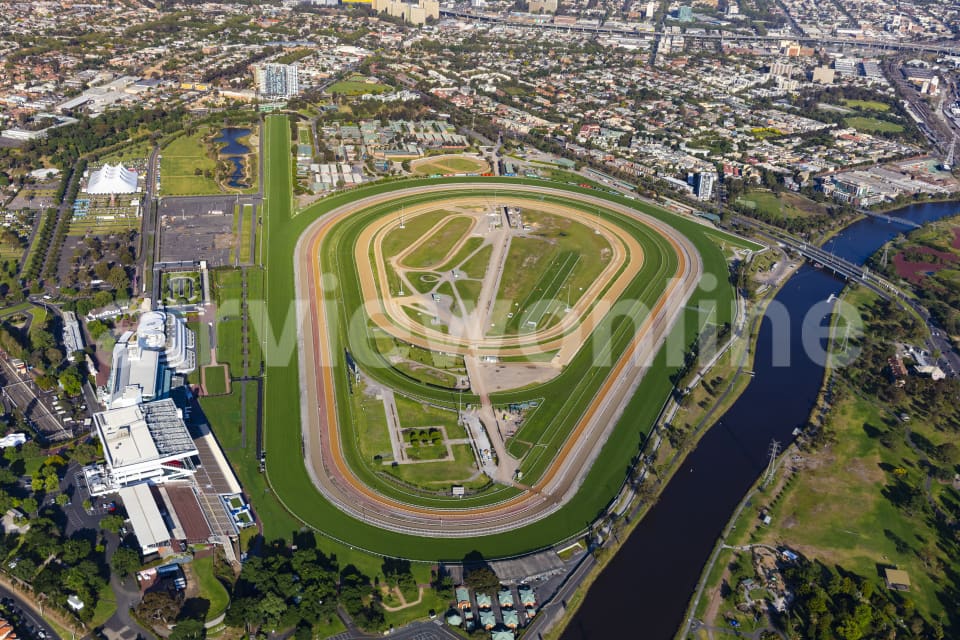 Aerial Image of Flemington Racecourse