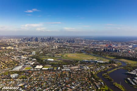 Aerial Image of ASCOT VALE AND FLEMINGTON