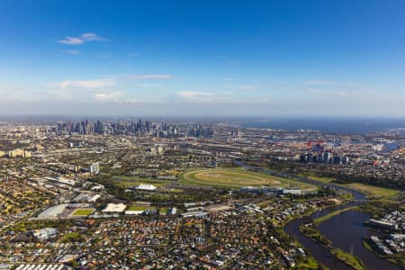 Aerial Image of ASCOT VALE AND FLEMINGTON
