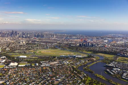 Aerial Image of ASCOT VALE AND FLEMINGTON