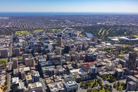Aerial Image of ADELAIDE CBD