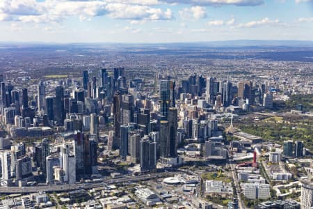 Aerial Image of SOUTHBANK MELBOURNE