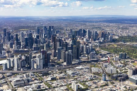 Aerial Image of SOUTHBANK MELBOURNE