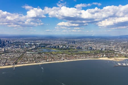 Aerial Image of ALBERT PARK