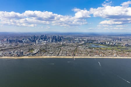 Aerial Image of ALBERT PARK