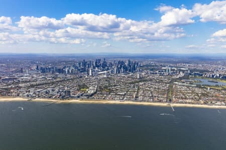 Aerial Image of PORT MELBOURNE BEACH