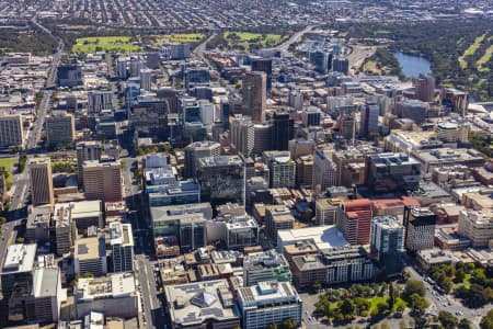 Aerial Image of ADELAIDE CBD