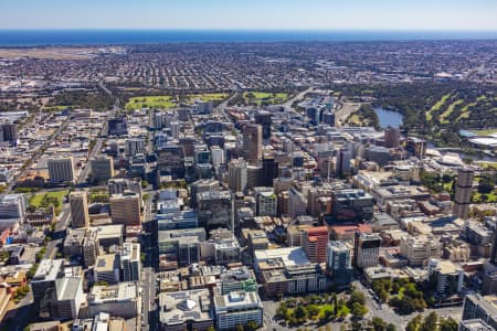 Aerial Image of ADELAIDE CBD