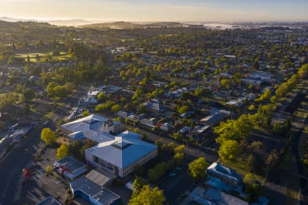 Aerial Image of ORANGE SUNRISE AND EARLY MORNING