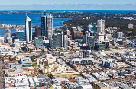 Aerial Image of PERTH CBD