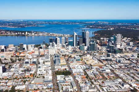 Aerial Image of PERTH CBD