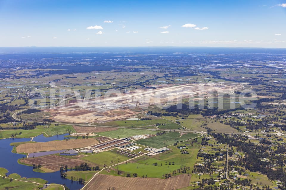 Aerial Image of Badgerys Creek Development and Bringelly