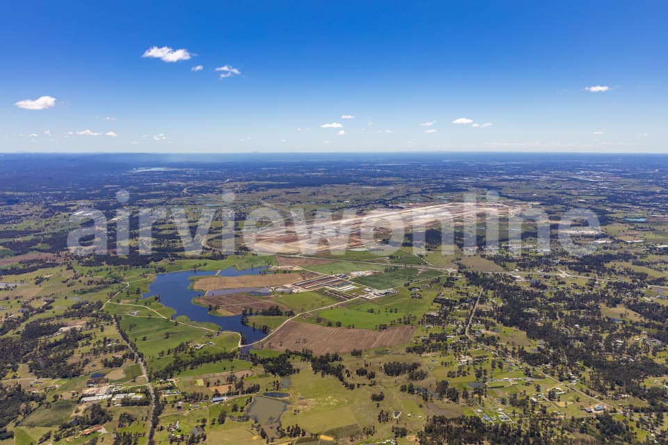 Aerial Image of Badgerys Creek Development and Bringelly