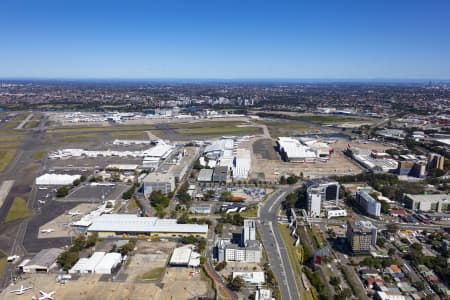 Aerial Image of MASCOT SYDNEY AIRPORT