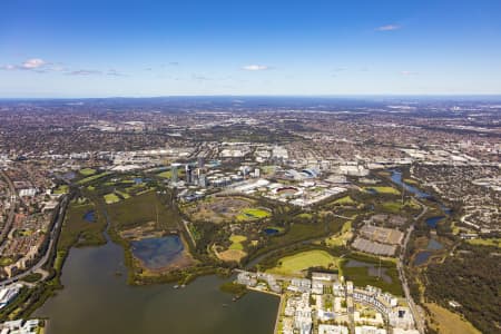 Aerial Image of SYDNEY OLYMPIC PARK