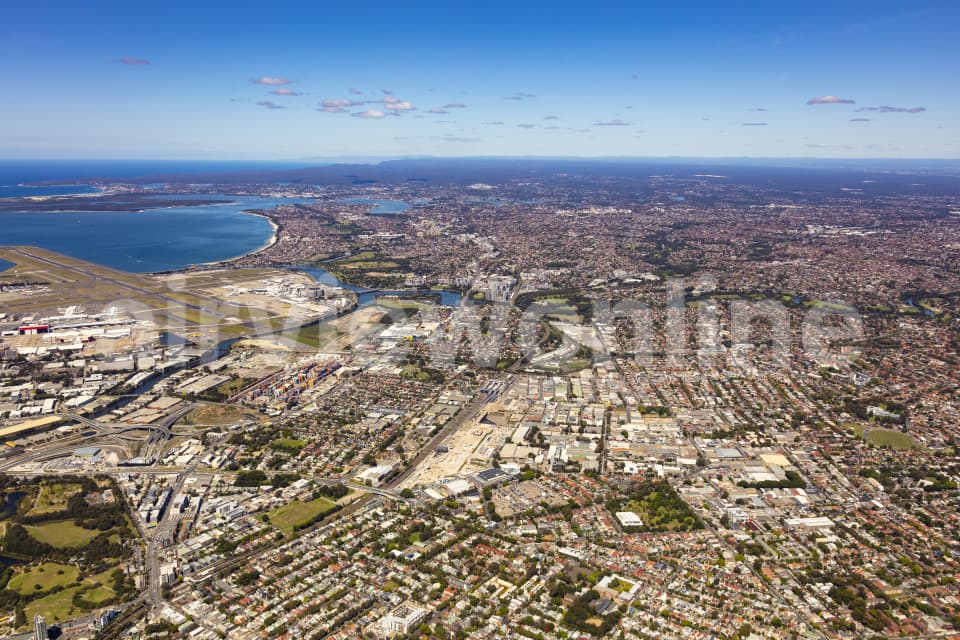 Aerial Image of High Altitude Marrickville