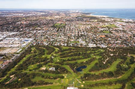 Aerial Image of ROYAL FREMANTLE GOLF CLUB