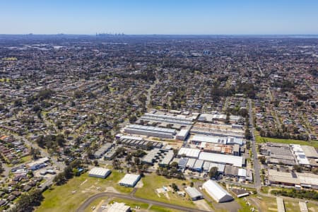 Aerial Image of BANKSTOWN,MILPERRA, CONDELL PARK