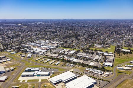 Aerial Image of BANKSTOWN,MILPERRA, CONDELL PARK