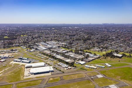 Aerial Image of BANKSTOWN,MILPERRA, CONDELL PARK