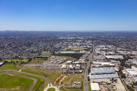 Aerial Image of BANKSTOWN,MILPERRA, CONDELL PARK