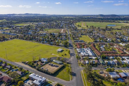 Aerial Image of DUKE OF KENT OVAL WAGGA WAGGA