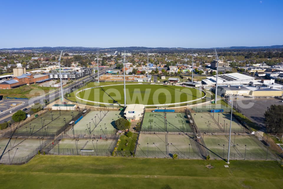 Aerial Image of Robertson Oval Wagga Wagga