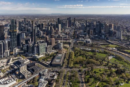 Aerial Image of NATIONAL GALLERY OF VICTORIA