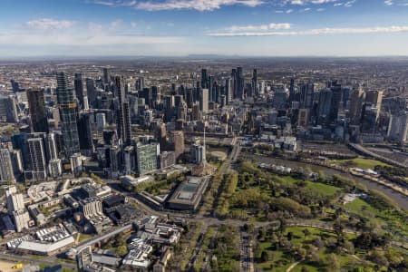 Aerial Image of NATIONAL GALLERY OF VICTORIA