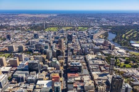 Aerial Image of ADELAIDE CBD