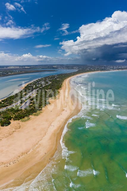 Aerial Image of RAAFs Beach, Barwon Heads