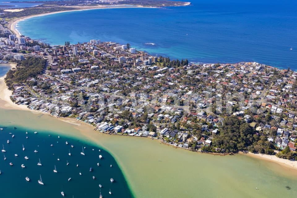 Aerial Image of Gunnamatta Bay Port Hacking Cronulla