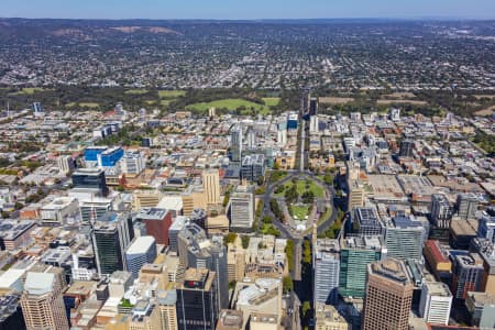 Aerial Image of ADELAIDE CBD