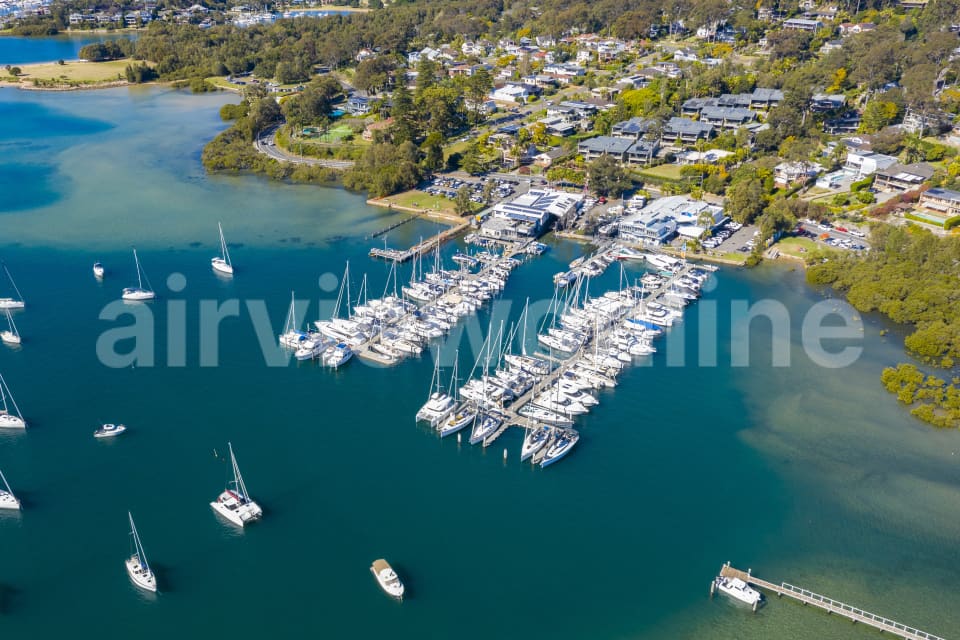Aerial Image of Gibson Marina Bayview