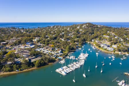 Aerial Image of NEWPORT ANCHORAGE MARINA