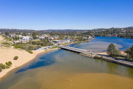 Aerial Image of NARRABEEN BEACH AND LAKE