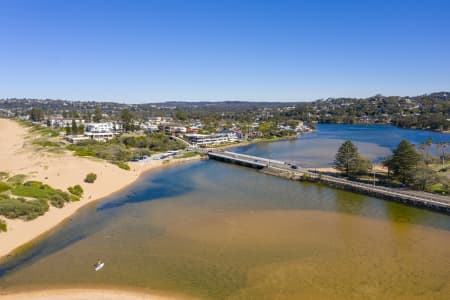 Aerial Image of NARRABEEN BEACH AND LAKE