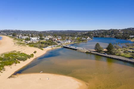 Aerial Image of NARRABEEN BEACH AND LAKE