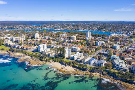 Aerial Image of CRONULLA BLACKWOODS BEACH