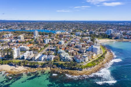 Aerial Image of CRONULLA BLACKWOODS BEACH