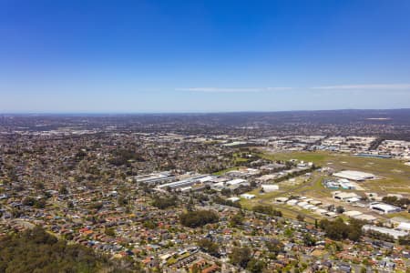Aerial Image of BANKSTOWN,MILPERRA, CONDELL PARK
