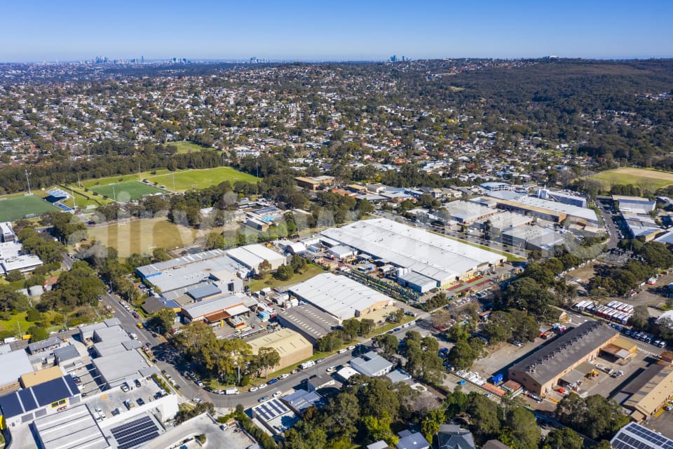Aerial Image of Cromer Industrial Area