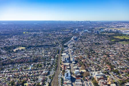 Aerial Image of PRINCES HWY, ARNCLIFFE
