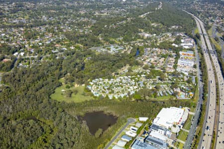 Aerial Image of BIG4 GOLD COAST HOLIDAY PARK HELENSVALE