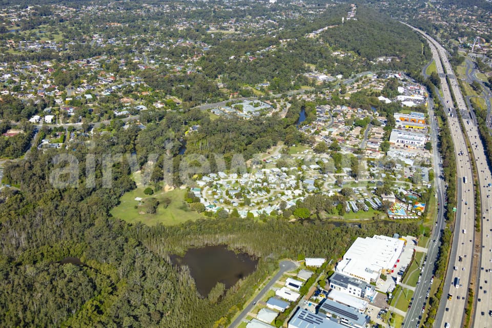 Aerial Image of BIG4 Gold Coast Holiday Park Helensvale