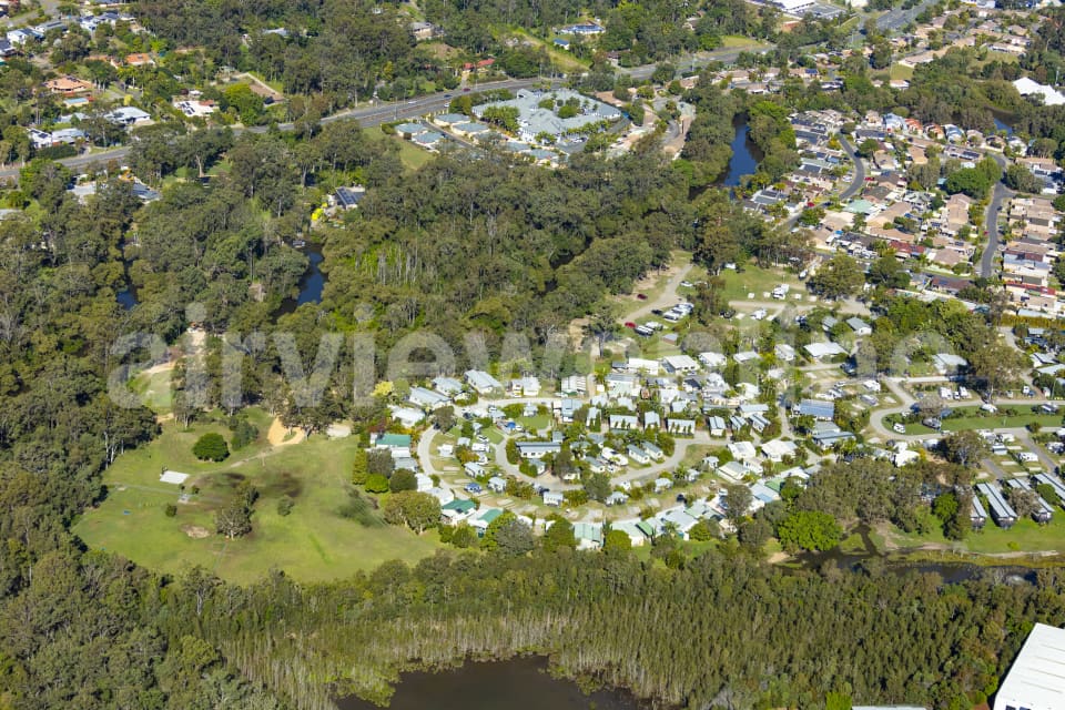 Aerial Image of BIG4 Gold Coast Holiday Park Helensvale
