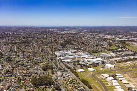 Aerial Image of BANKSTOWN,MILPERRA, CONDELL PARK