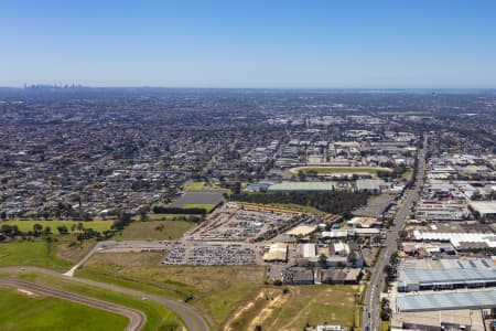 Aerial Image of BANKSTOWN,MILPERRA, CONDELL PARK