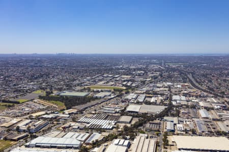 Aerial Image of BANKSTOWN,MILPERRA, CONDELL PARK